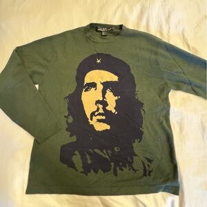 AG Amal Guessous 100% Cashmere Hunter Green Che Crewneck Sweater - Men’s Large